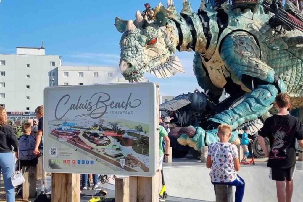 La Plage Superbe Studio Refait A Neuf カレー エクステリア 写真